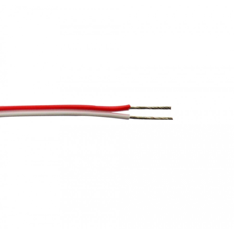 LED WIRE UL 18AWG RED WHITE(50M/Roll)