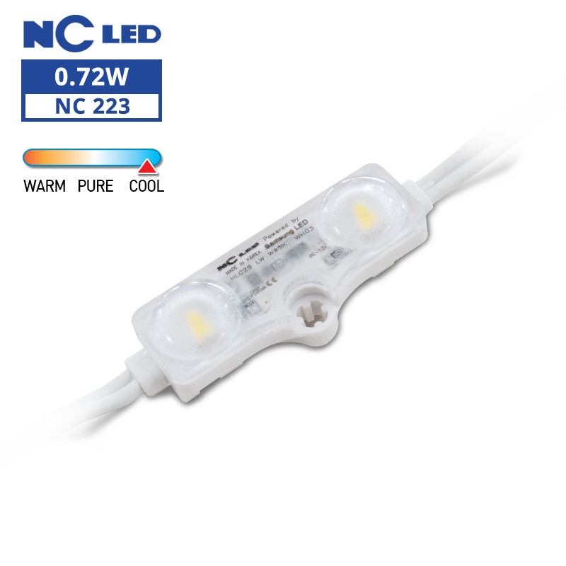 NC HLC2S LW 0.72W 12V W95K Wide beam angle (100 modules / unit)