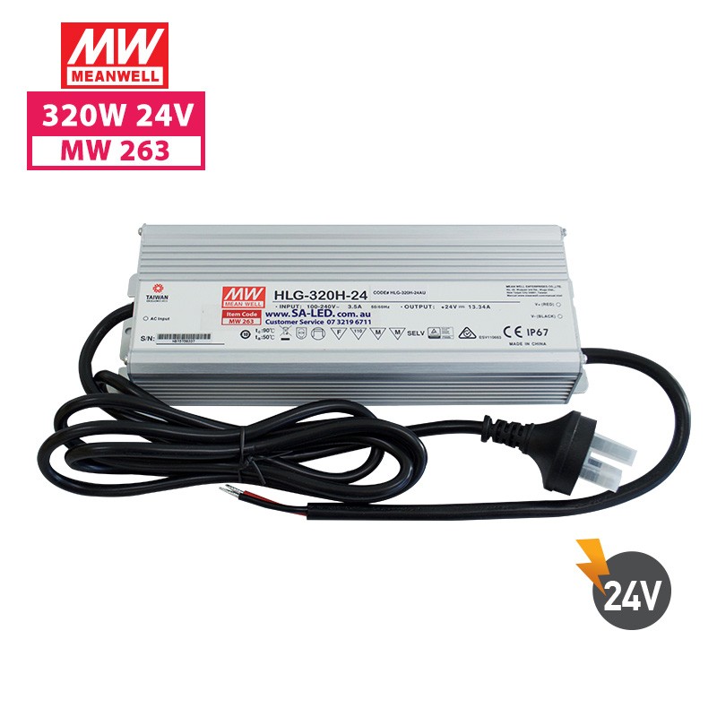 SA HLG 320H 13.3A 24V with 3 pin plug