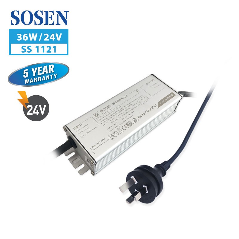 SA SS 36W 1.5A 24V with 3 pin plug