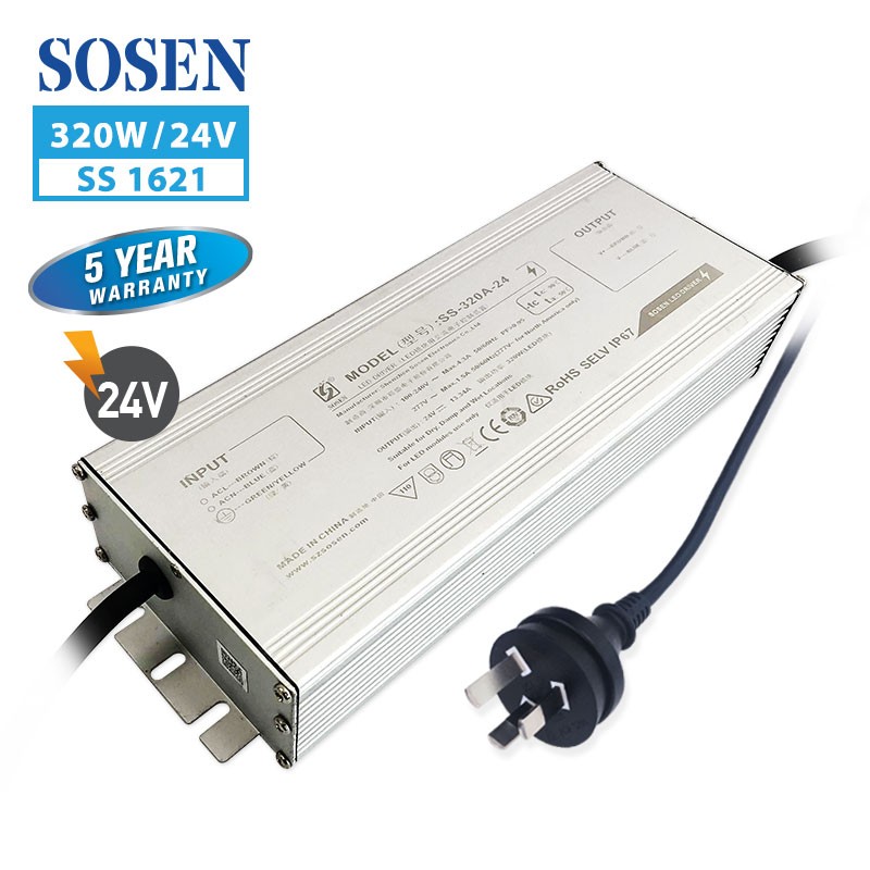 SA SS 320W 13.34A 24V with 3 pin plug